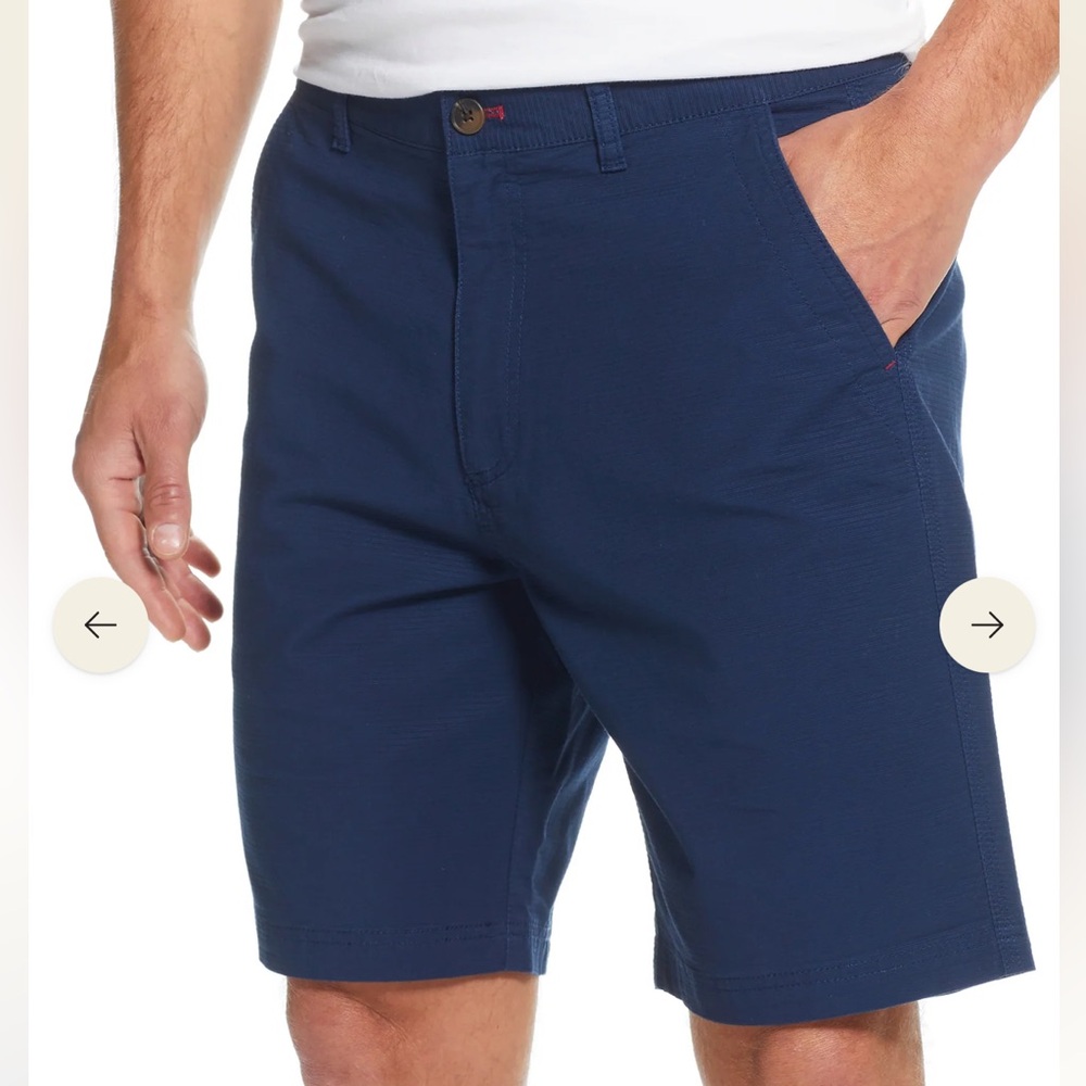 WEATHERPROOF | Men's Navy Blue Flat Front Shorts